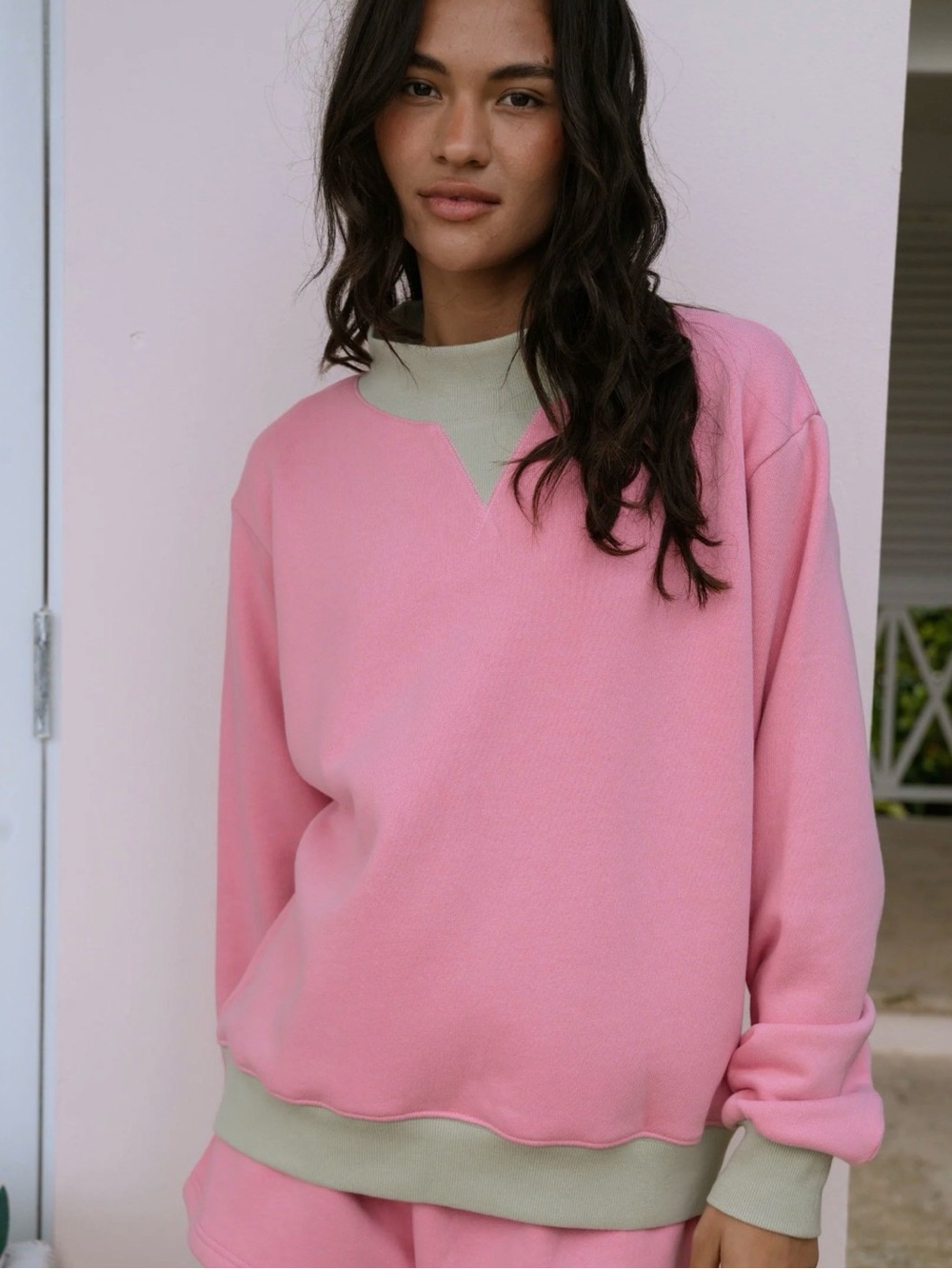 PARKE SUMMERLAND conch Sweatshirt and Sweatpants set